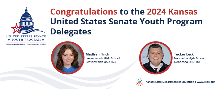 Congratulations to the 2024 Kansas U.S. Senate Youth Program Delegates